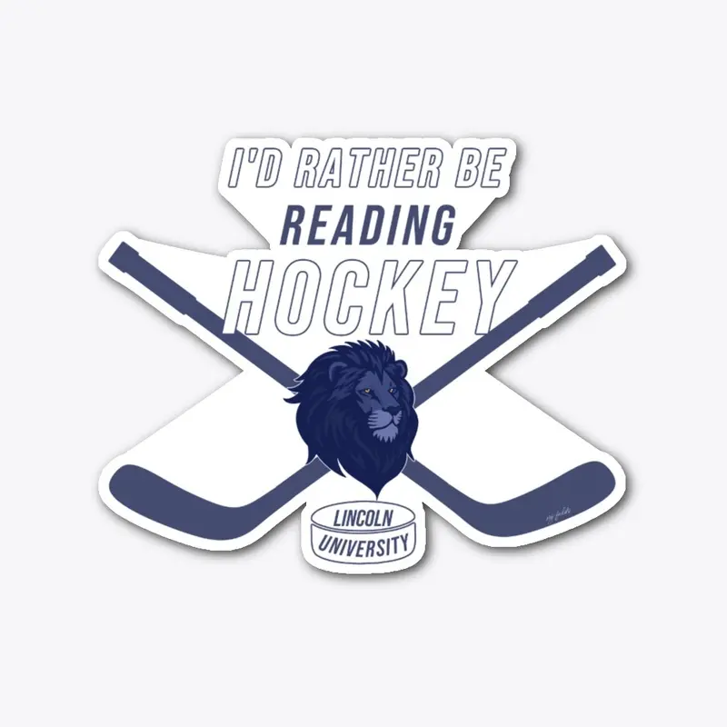 I'd rather be reading hockey